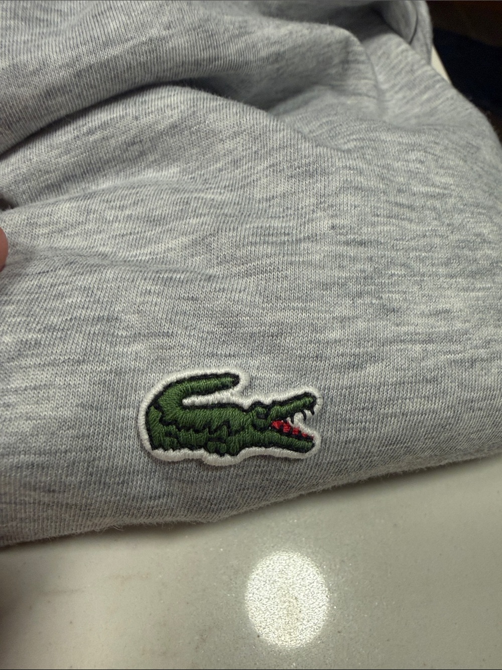 Lacoste Light Gray Tee